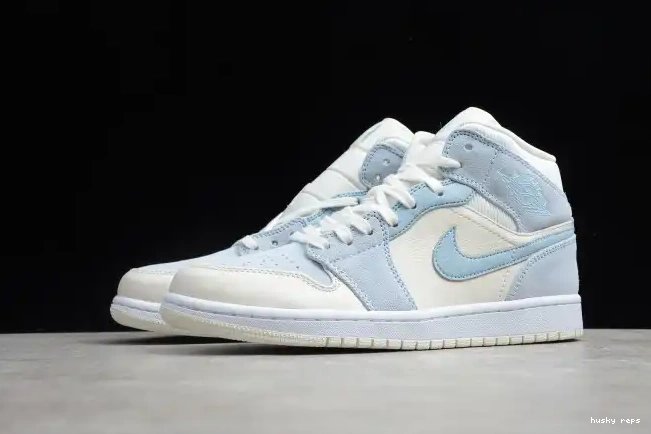 Rep Husky Blue DA4666-100 Mixed 1 Air Mid Textures Jordan 0528